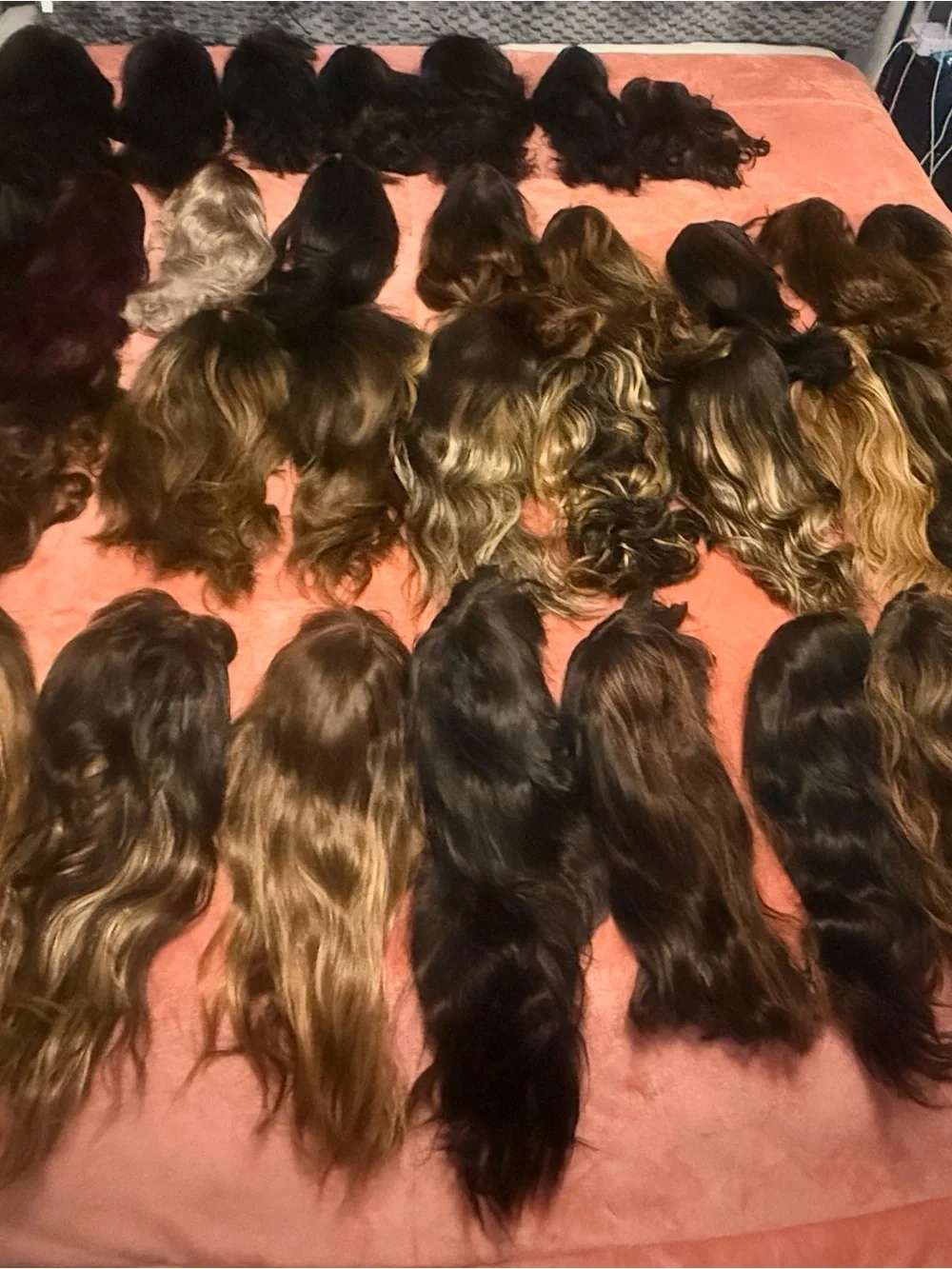 35-40 Human Hair wigs.